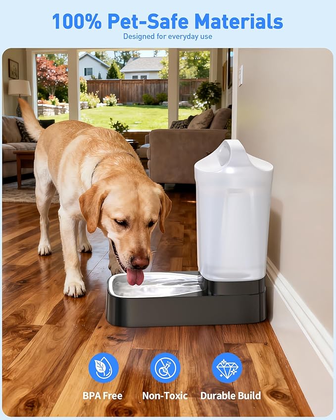 Dog Water Dispenser Filters Replacement, 4 Pack Gravity Pet Water Bowl Filters Fit for 2.4 Gal Automatic Dog Cat Water Dispenser, 6 Filtration Pet Fountain Filter Replacement