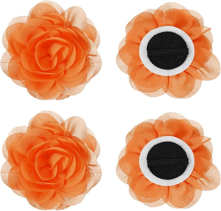 Dog Collar Flowers, Pet Flower Charms Soft Chiffon Cat Collar Bow Tie Floral Grooming Supplies, Intended for Dog