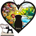 Personalized Dog Memorial Ornaments Pet Christmas Xmas Tree Ornament Window Car Hanging Sympathy Gift for Loss of Dogs, Pet Remembrance Keepsake Remembrance Gifts for Dog Lovers Outdoor Decor