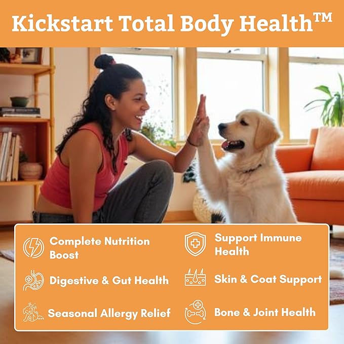 Wholistic Pet Organics Puppy Complete - Dog Multivitamin Powder - Daily Dog Vitamins and Supplements for Homemade Food - Immune System, Skin, Coat & Overall Health - All Breeds of Puppies - 45 Scoops