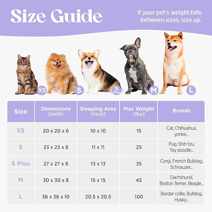 LE SURE Donut Small Dog Bed - Round Cat Beds Indoor Calming Valentine's Day Gift for Pets, Washable Cute Modern Home Decor Beds with Jacquard Shaggy Plush & Anti Slip Bottom, 20 Inch, Lover Hearts