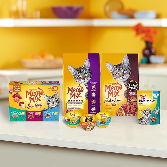 Meow Mix Original Choice Dry Cat Food, 3.15 Pound (Pack of 4)