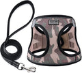 Dog Harness with Leash Set, No Pull Adjustable Reflective Step-in Puppy Pet Vest Harnesses for Small Medium Large Dogs and Cats,Camo Set S