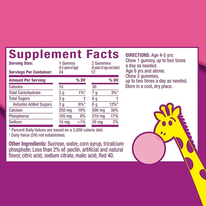 Pepto Kids Gummies, Helps Relieve Occasional Upset Stomach, Acid Indigestion, Sour Stomach and Heartburn, 72 Total (3 Packs of 24)