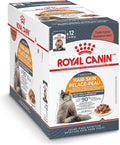 Royal Canin Feline Care Nutrition Hair & Skin Care Adult Chunks in Gravy Cat Food, 3 oz (Pack of 12)