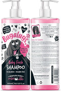BUGALUGS Baby Fresh Dog Shampoo 16.85 FL Oz - Grooming Product for Smelly Dogs with Baby Powder Scent - Best Puppy Shampoo, Conditioner, Vegan and Professional Pet Shampoo