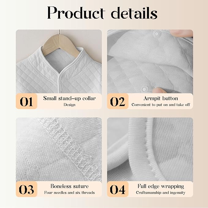 Parrot Anti-Scratch Shoulder Protector - Reusable Bird Diaper & Soft Cotton Bird Cape for Macaws, Cockatiels, Conures, Parakeets, Lovebirds and Finches (Gray, Large)