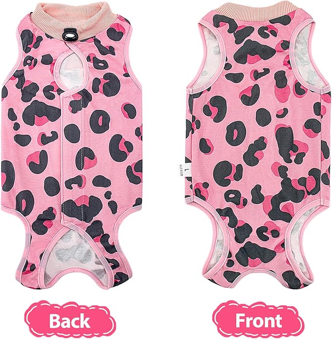 Coppthinktu 2 PCS Cat Recovery Suit for Spay Abdominal Wounds Cat Onesie for Cats After Surgery Recovery Suit Female Breathable E-Collar Alternative Kitten Onesie Anti Licking Small