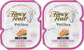 Fancy Feast Purina Petites Seared Salmon Entree with Spinach in Gravy Gourmet Wet Cat Food - 2.8 oz. Tubs,(Pack of 24)