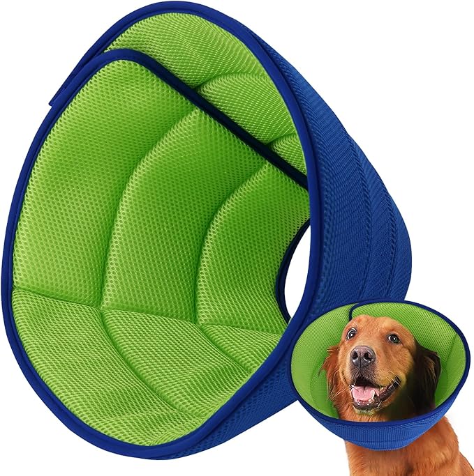 Mosago Soft Dog Cone Collar after Surgery Alternative for Dogs to Stop Licking, Comfort Collars for Large/Medium/Small Pet, Adjustable Elizabethan Neuter Recovery E Cones of Shame Neck & Head Ecollars