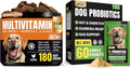 Dog Daily Nutrition & Digestive Support Bundle – Multivitamin Soft Chews with Probiotic Powder for Gut Health & Wellness