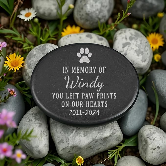 Pet Memorial Stone Personalized, Dog Lost Gifts, Cat Lost Gifts, Dog Memorial Gifts for Loss of Dog, Pet Memorial Gifts, Pet Remembrance Gifts, Loss of Pet