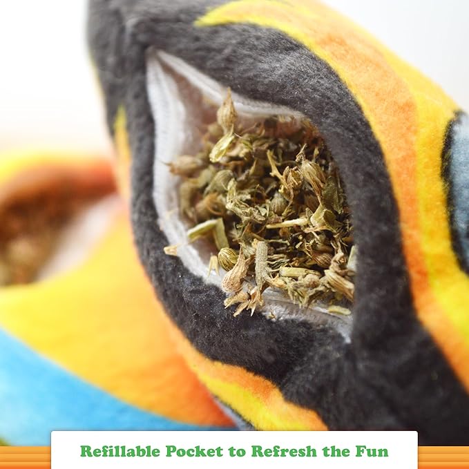 Meowijuana Refillable Cat Toys | Get Spacey - Planet and Meteor Catnip Toys | Includes Potent Hand Harvested Catnip Grown in North America | Promotes Play and Cat Health