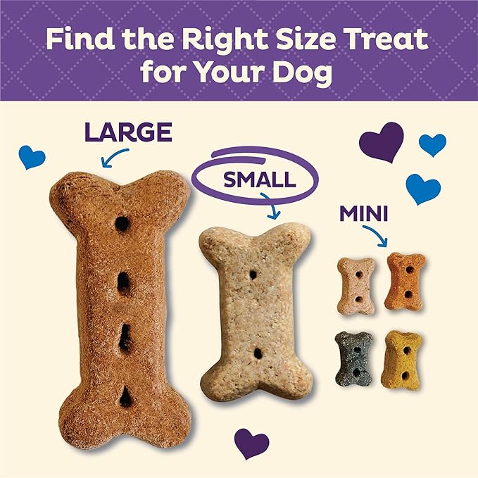 Old Mother Hubbard Wellness Original Mix Dog Biscuits,Natural,Training Treats,Four Flavors,Small Size,(20 Ounce Bag),(Pack of 2)