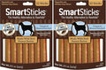 SmartBones SmartSticks with Real Peanut Butter,Rawhide-Free Chews for Dogs,12 Count (Pack of 2)