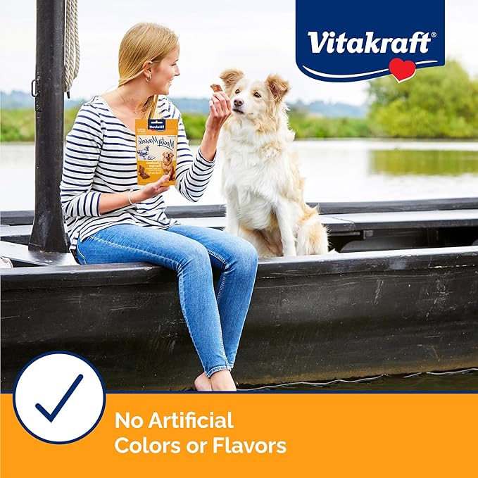 Vitakraft Meaty Morsels Dog Treat, Chicken Recipe with Sweet Potato, Value-Pack, 4 Count