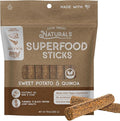 Dog Treat Naturals Superfood Sticks, Sweet Potato & Quinoa, 10oz Bag | Dog Chew Sticks | All-Natural, Pet Training Treats | Joint-Skin-Coat Health | USA Made