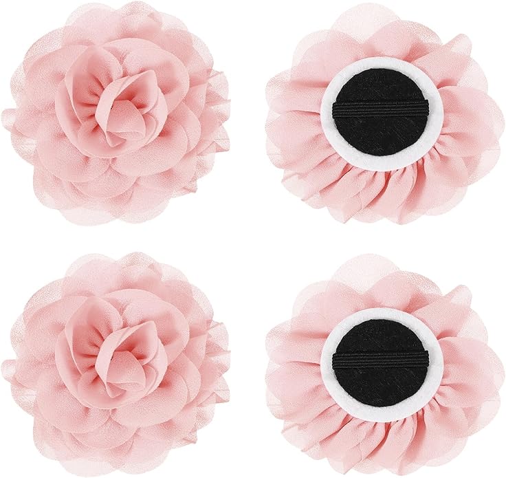Dog Collar Flowers, Pet Flower Charms Soft Chiffon Cat Collar Bow Tie Floral Grooming Supplies, Intended for Dog