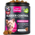 Dog UTI Treatment - Dog Cranberry Supplement for Bladder & Kidney Health, Urinary Tract, Incontinence Support - Cranberry Supplement for Dog Incontinence - Bladder Control Cranberry Chews