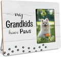 Dog Grandparents Picture Frame Gifts, Dog Grandma Gift, My Grandkids Have Paws Frames Fits 4x6 Photo