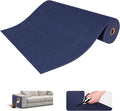 Cat Scratching Mat, Self-Adhesive Cat Scratch Furniture Protector, Trimmable DIY Wall Climbing Carpet, Couch Protector, Scratching Pad Replacement (Dark Blue, 78.7"x15.8")