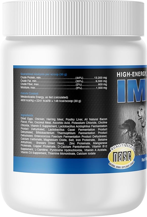 Annamaet Impact – High-Energy Dense Nutrition Supplement for Dogs – Helps Support Healthy Weight in Canine Athletes, Dogs with Fast Metabolism - 1 lb