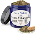 The Cat's MeWow 100% Pure Catnip – North American Grown – Strong Aroma for Play & Enrichment – Resealable Freshness Jar – Veteran-Owned Brand