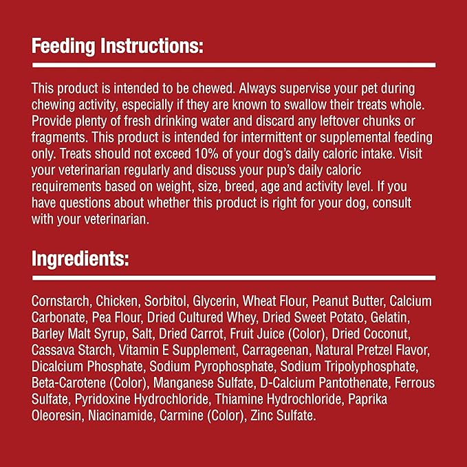 SmartBones No Artificial Colors or Preservatives Pretzel-Style Chews, Treat Your Dog to a Fun Shapped Rawhide-Free Chew 8 Count (Pack of 1)
