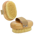 Soft Bristle Pet Brush - Natural Bristle Palm Brush for Short Haired Cats and Dogs with Elastic Band