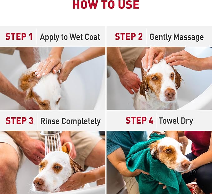 Nature’s Miracle Hypoallergenic Shampoo & Conditioner for Dogs, 16 Oz, Unscented (Pack of 2)