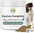 Wholistic Pet Organics Canine Complete - Dog Multivitamin Powder - 8 oz - Daily Dog Vitamins and Supplements for Homemade Food - Immune System, Skin, Coat & Overall Health - All Breeds - 22 Scoops