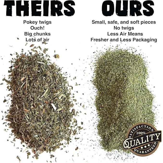 Fiend Catnip Safety-Cut 100% Pure Potent Fine Cat Nip for Cats & Kittens – Bulk Refill Rescue Pack 1.5 Cup (1.75 Ounce) – Ultra Potent, North American – Go Ahead, Create a Monster!
