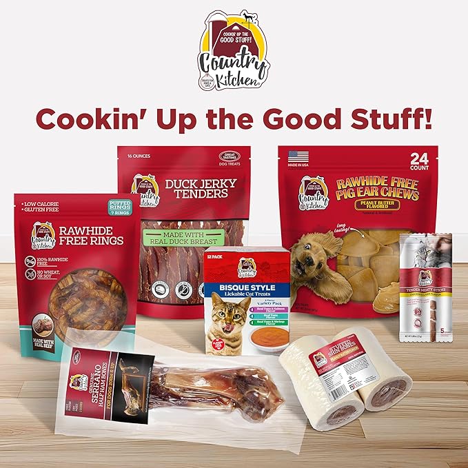 Country Kitchen Chicken Jerky Tender Dog Treats, Made with Real Chicken, High Protein, Low Fat, No Artificial Colors, 32 oz