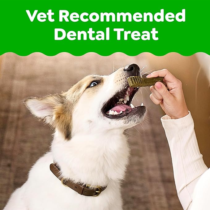 Greenies Veterinarian-Recommended Adult Natural Dental Dog Treats Teenie Size, Dog Dental Chews, Original Flavor, 36 oz. Pack, 130 Count