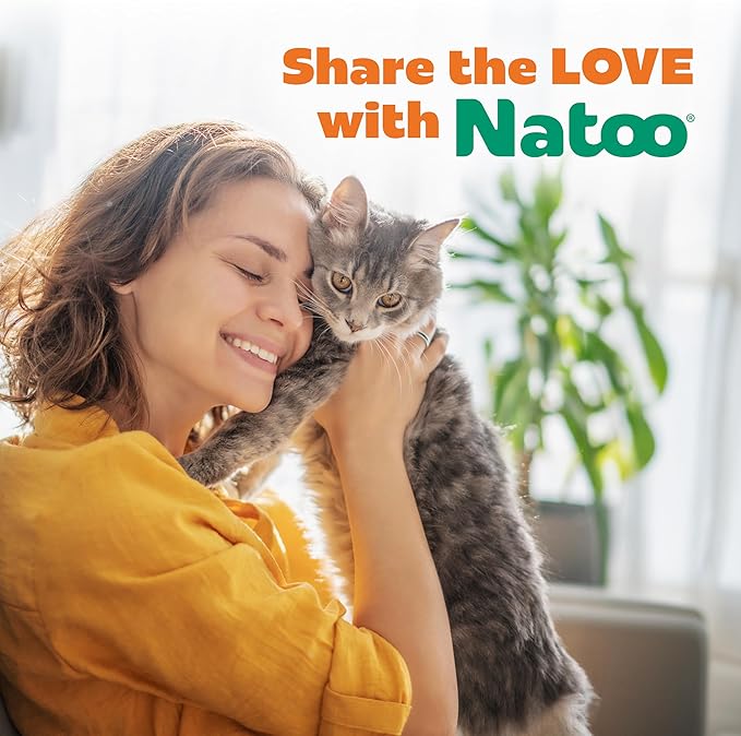 NATOO Cat Food Topper for Picky Eaters, Healthy Soft KittyTreat (Chicken & Brown Rice in Broth), Wet Cat Meal with Gravy, High Protein, Limited Ingredient Adult & Kitten Food, 2.4 oz (Case of 20)