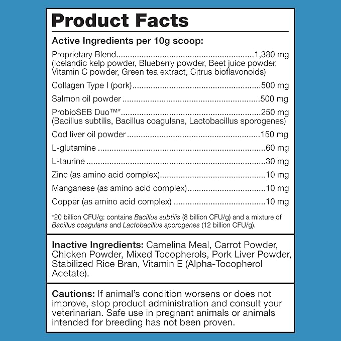 K9Power Show Stopper – Awarded #1 Dog Skin & Coat Product – Supports Allergy Relief, Itchy Skin, Shedding, Dull Coat – Salmon Oil, Collagen, Kelp, Zinc, Probiotics, Beet Juice, Vitamin C