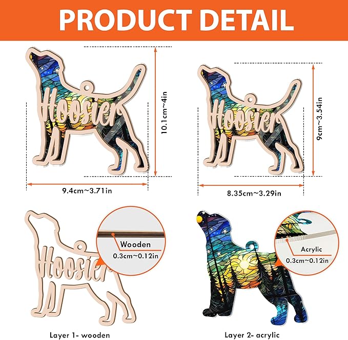 Dog Memorial Ornament, Pet Loss Gifts for Dog Lovers