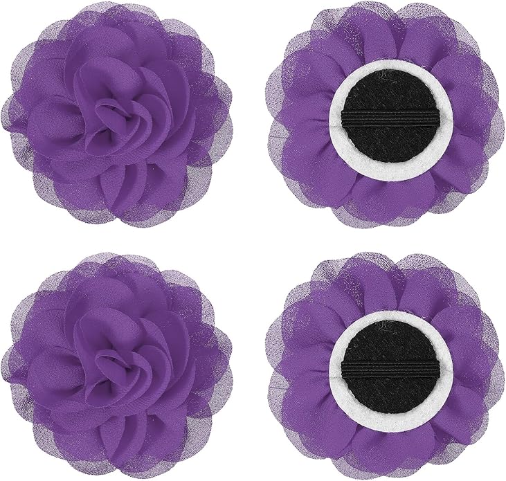 Dog Collar Flowers, Pet Flower Charms Soft Chiffon Cat Collar Bow Tie Floral Grooming Supplies, Intended for Dog
