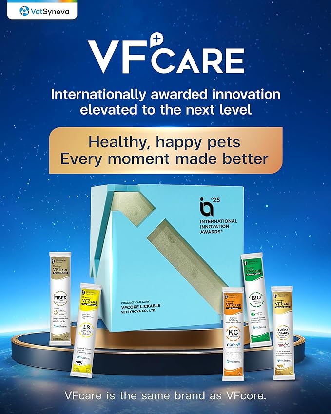 Fiber for Cats & Dogs – Tuna with Salmon – Cat Hairball Remedy & Cat Constipation Relief – 6 Functional Fibers with Prebiotics for Gut Health, Hairball Control – 30 Sachets