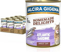 Wet Cat Food for Adult Cats, Atlantic Sardine Recipe, High Protein Grain Free Canned Cat Food, 11.99 oz Cans (Pack of 12)