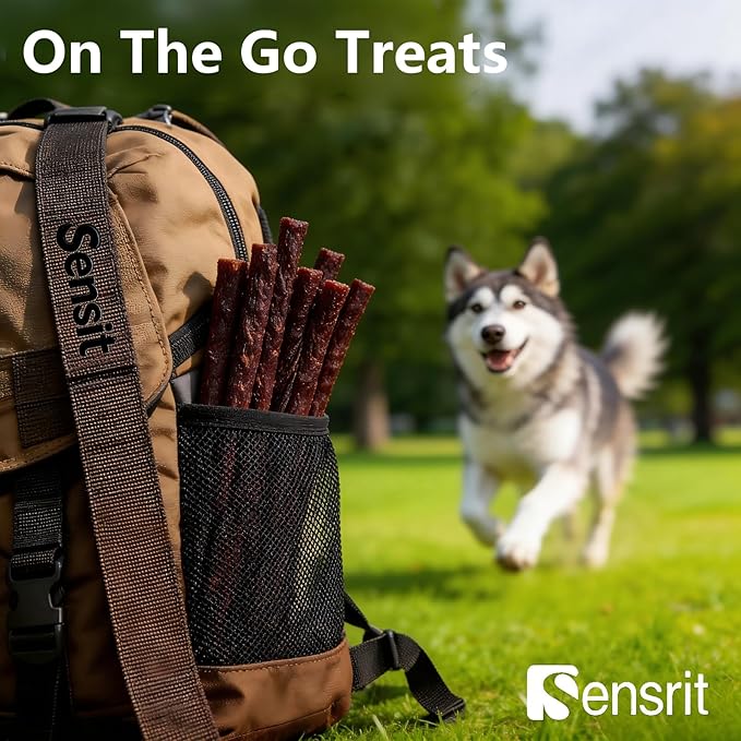 Dog Beef Sticks - Jerky Treats for All Dogs - High Protein & Grain Free Dog Snacks - Made with Real Beef, Chicken Liver & Beef Liver - Delicious Training Rewards & Daily Chews - 10 oz