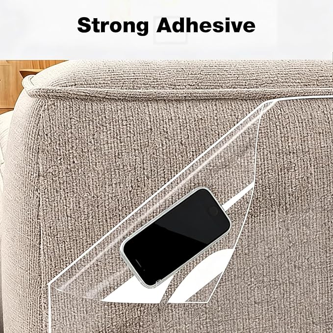 Cat Scratch Couch Protector, 24-Pack Clear Self-Adhesive Furniture Protectors, Anti-Scratch Sofa Guard for Cat Claws, Transparent Pet Deterrent Couch Cover for Chair & Furniture Corners