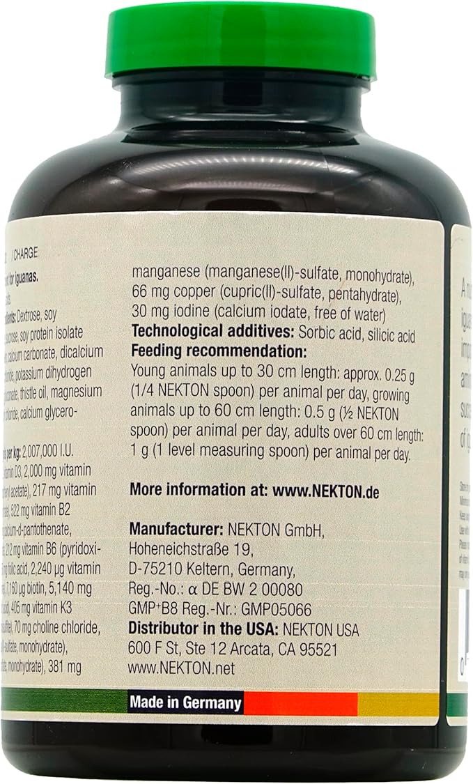 Nekton Iguana Vitamins, 220gm (7.76oz.)