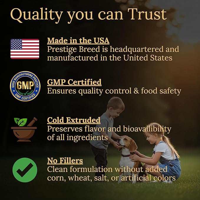 Beagle Multivitamins, 90 Count, Made in the USA with Real Bacon