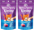 Wellness Kittles Crunchy Natural Grain Free Cat Treats, Tuna & Cranberry, 2-Ounce Bag (Pack of 2)