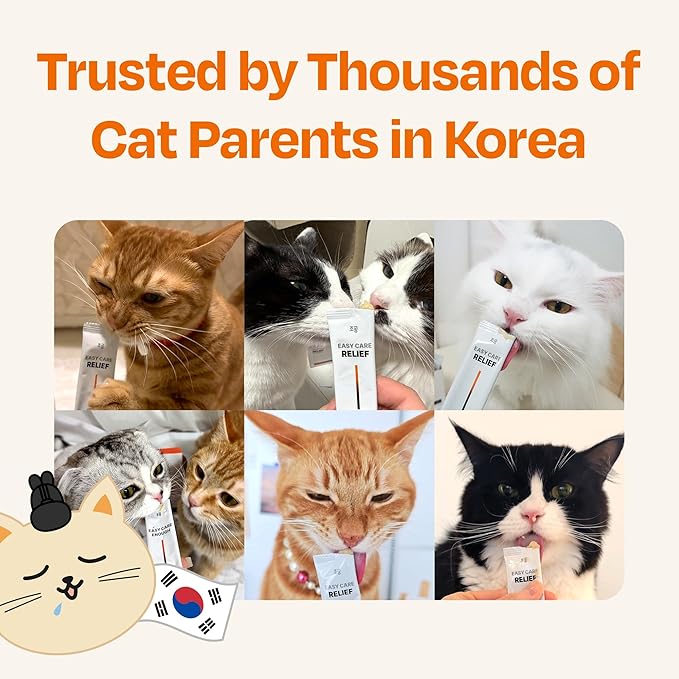 Easy Care Calming – Lickable Supplement for Cats, Calming & Stress Relief Support, Tuna Flavor, 30 Tubes