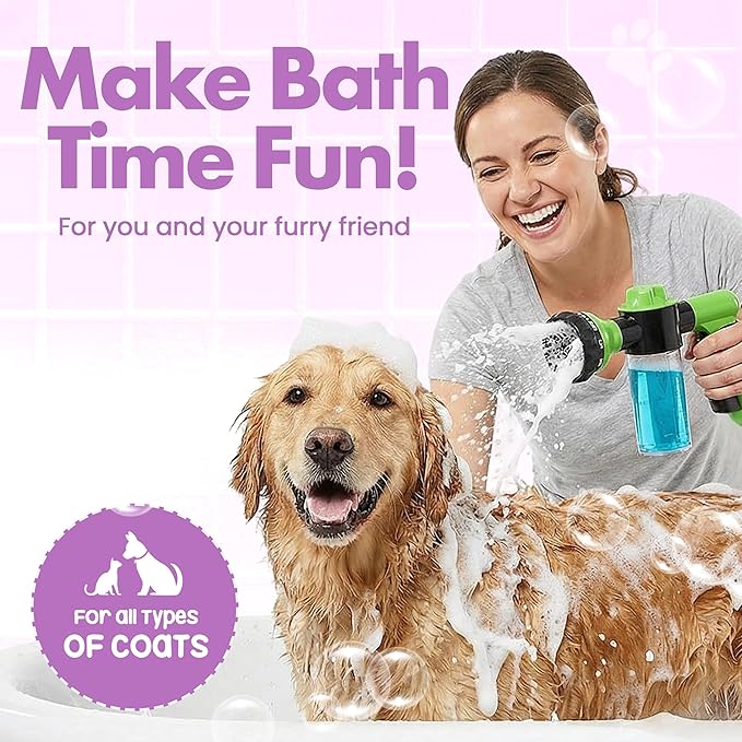 Girl With The Dogs Soap & Shampoo Dispenser for Pet Wash and Garden Hose Sprayer Nozzle