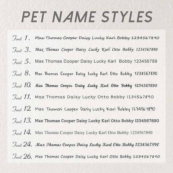 Anavia Small Size Dog Cat ID Tags, Small/XS Personalized Color Plated Stainless Steel Puppy Kitten Name Tags, Customized Engraved Nameplate Pet Collar Tag (Blue, Heart)