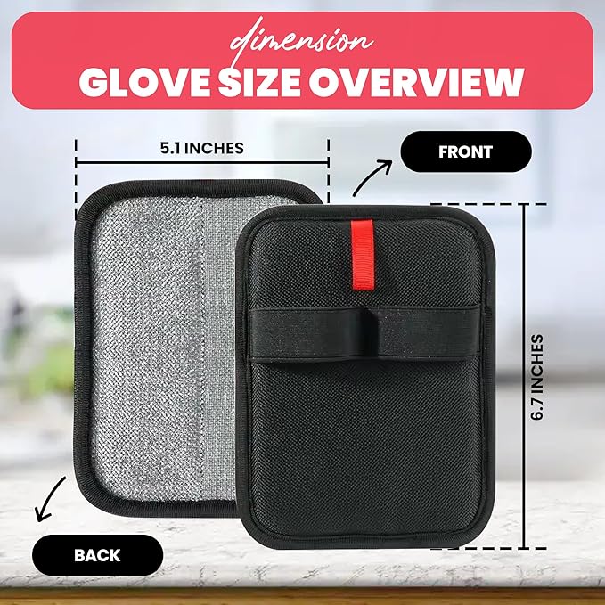 Electrostatic Pet Hair Removal Glove for Dogs and Cats 2 Pack Reusable Pet Hair Remover Tool for Bed Carpets Cloth Couch Car Seats Mitts with Strong Grip Magic Brush Pet Hair Fur Removal Gloves