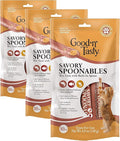 Good 'N' Tasty Savory Spoonables with Real Salmon, Tuna & Krill, 10 Count Tube, Triple Flavor Squeezable Lickable Wet Treats for Cats with Built-in Spoon for Less Mess (Pack of 3)